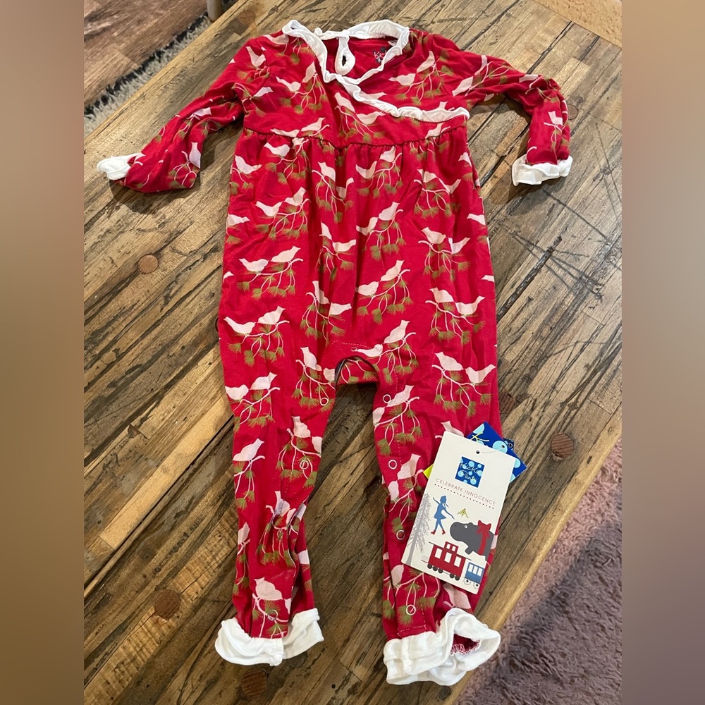 Kickee Pants Kimono Ruffle Romper 18-24 Mo.